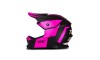 CAPACETE CROSS INFANTIL PRO TORK FACTORY EDITION NEON BRANCO/PRETO/ROSA